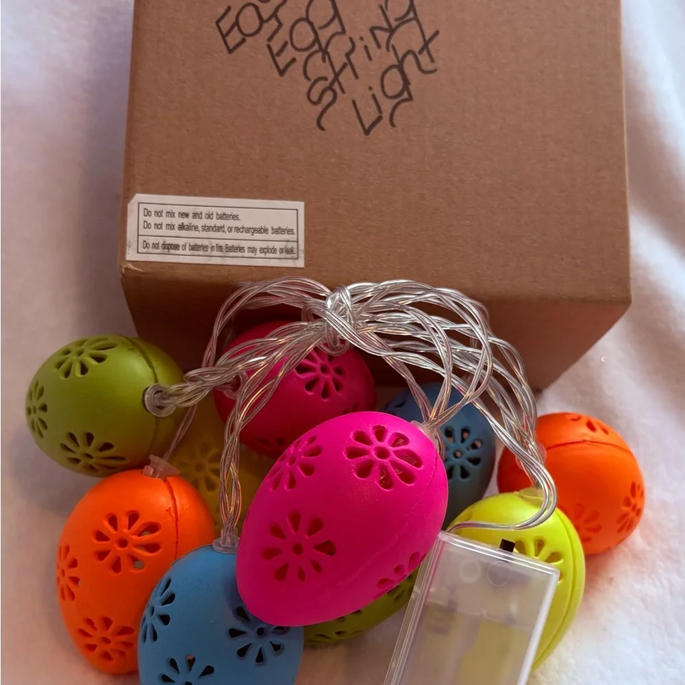 Easter Egg String Lights for Parties (Kelly)